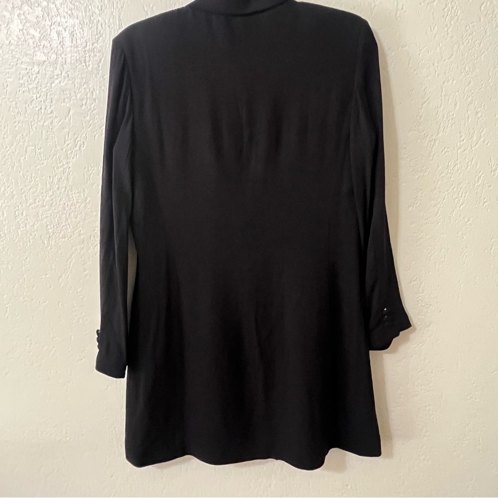 Sanctuary Show Stopper Blazer Wrap Dress Black Size Small - Picture 7 of 11